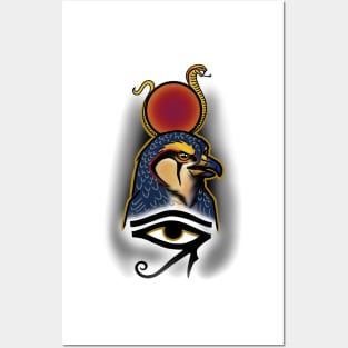 Ra Egyptian God tattoo design Posters and Art